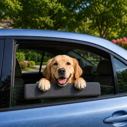 Dog Car Window Chin Rest Cushion - Soft Door-Edge Pillow for Road Trips & Daily Rides