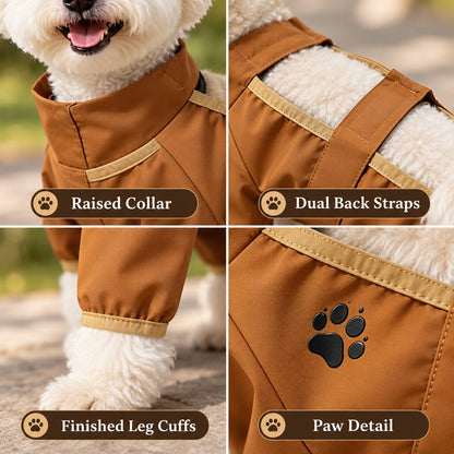Four-Leg Dog Dust Protection Suit for Cleaner Outdoor Walks
