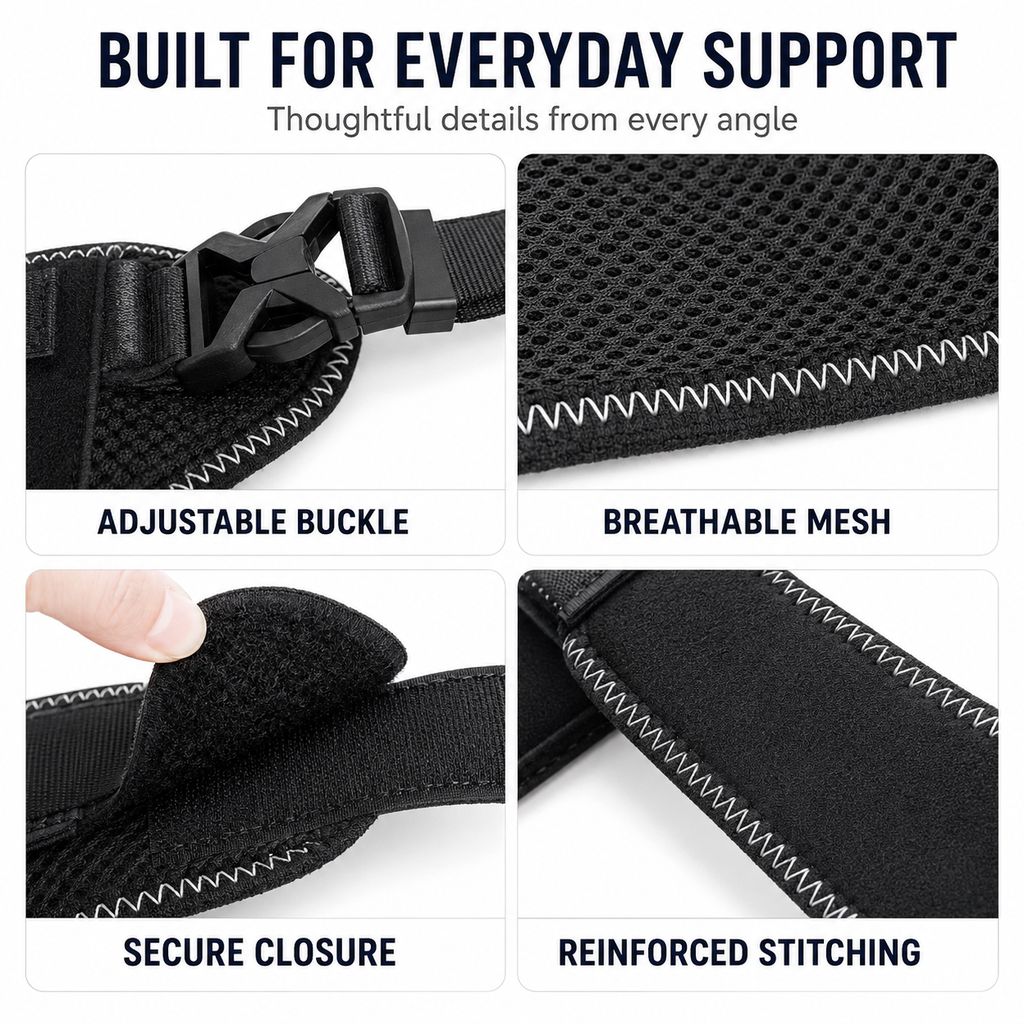 Dog Hip & Rear Leg Support Brace – Adjustable Dual Hind-Leg Stability Wrap for Senior Dogs, Hardwood Floors & Daily Walks