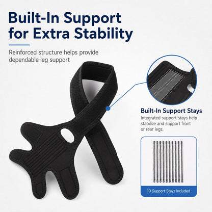 Adjustable Dog Joint Support Brace for Daily Walks & Senior Leg Stability