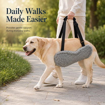 Dog Lift Support Sling for Stairs & Walks - Adjustable Mobility Harness for Senior Dogs with Weak Legs