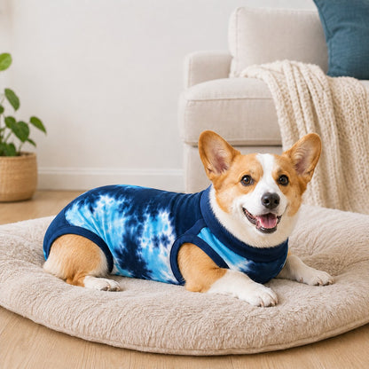 Dog Post Surgery Recovery Suit - Soft Anti-Lick Protective Onesie for Spay Neuter Recovery