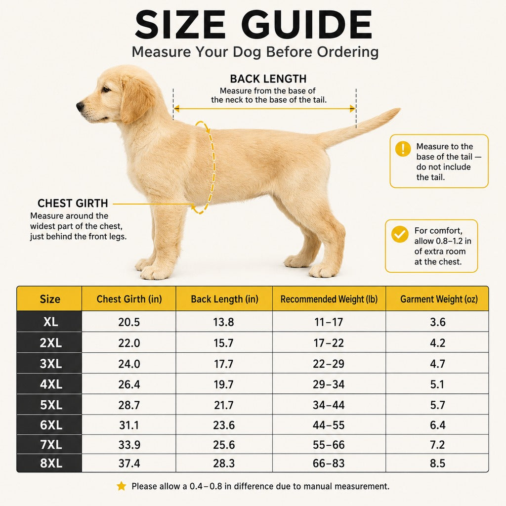 Full-Body Waterproof Dog Rain Suit for Muddy Walks - Keeps Belly & Legs Cleaner