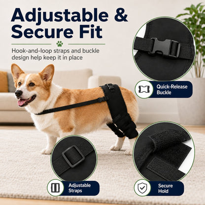 Dog Rear Leg Support Brace for Senior & Weak Dogs - Adjustable Hind Leg Mobility Support for Walking & Daily Care