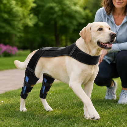 Dog Rear Leg Support Harness for Senior Dogs - Dual Hind Leg Mobility Aid for Walking & Standing