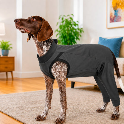 Dog Recovery Suit with Rear Leg Coverage - Anti-Lick Cone Alternative