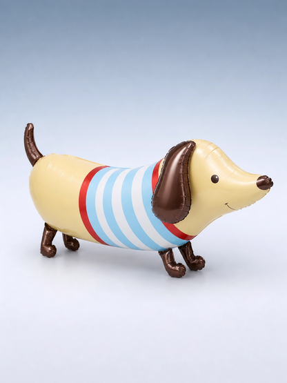 Sausage Dog Shape Foil Balloon, 36 x 16 in Party Decor