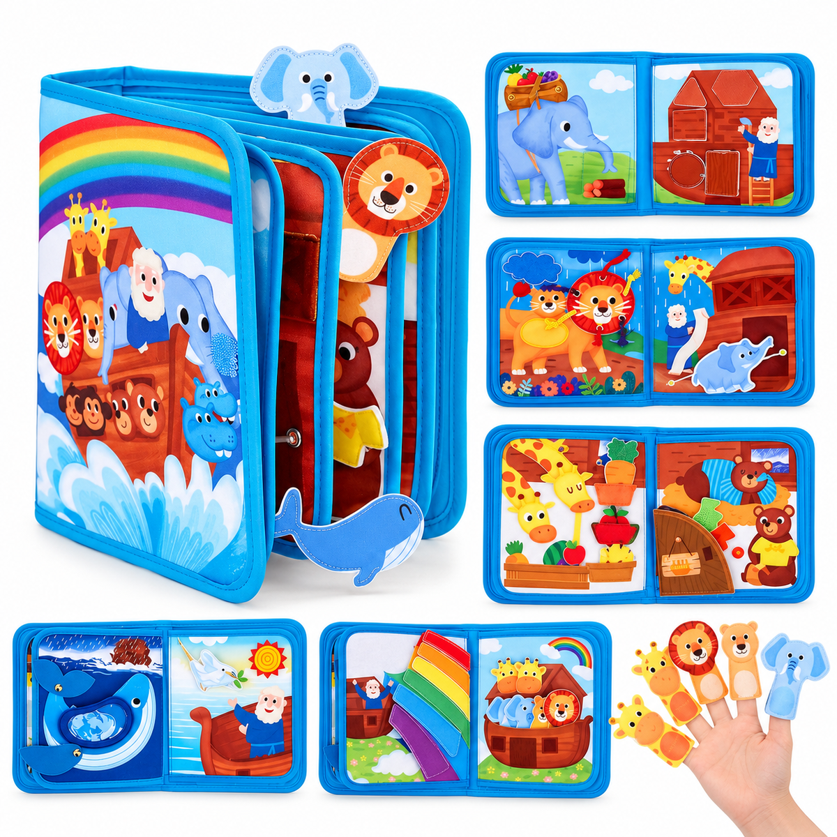 Noah's Ark Learning Busy Book for Toddlers