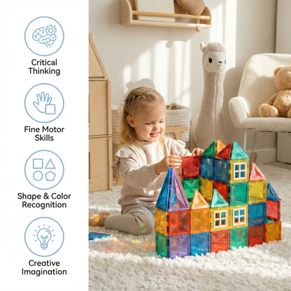Interactive Magnetic Building Blocks