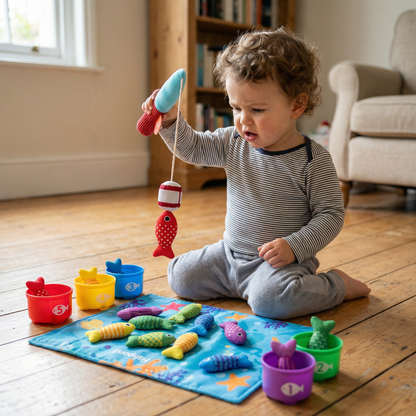 Interactive Montessori Fishing Toy for Toddlers