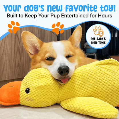 Dog Toy Soft Plush Duck Chew Toy