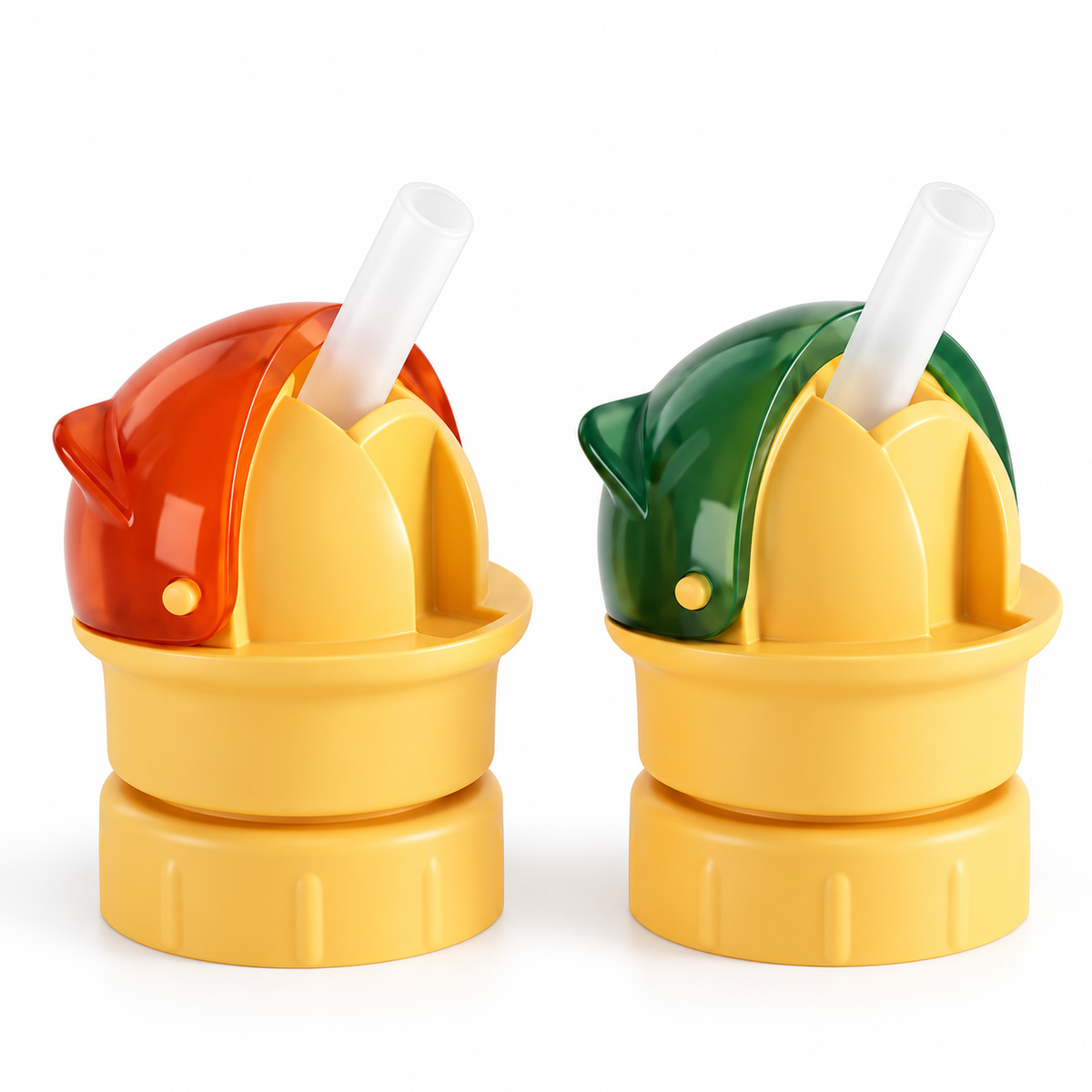 Universal Silicone Bottle Straw Topper (2-pack) | Family Favourite