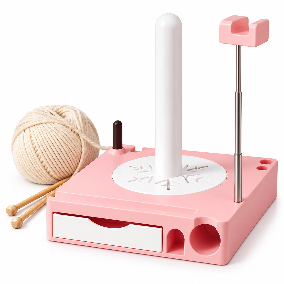 Rotating Yarn Holder Station – Crochet