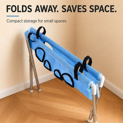 Foldable Pet Grooming Stand for Cats & Small Dogs - Bathing & Nail Trimming Support for Less Squirming
