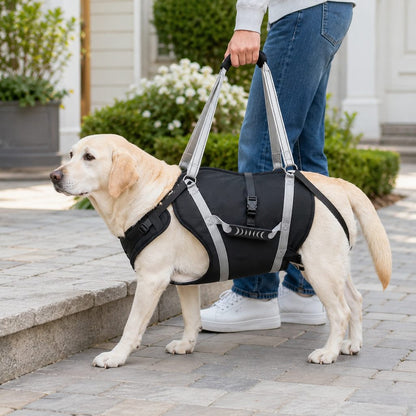 Full-Body Dog Lift Support Harness for Large Senior Dogs - Easier Stairs, Standing & Car Entry