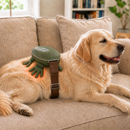 Hands-Free Dog Massager with Heat – Bionic Kneading for Post-Walk Relaxation & Everyday Comfort