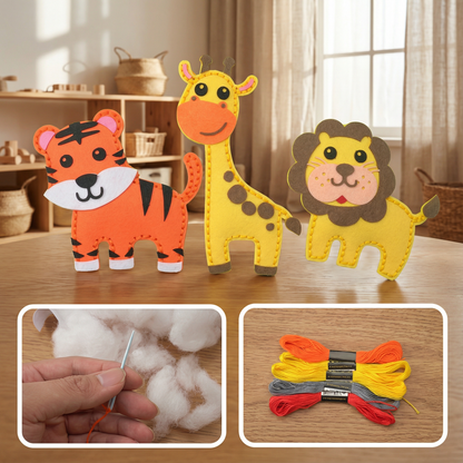Creative Creative DIY Felt Animal Craft Kit For Kids