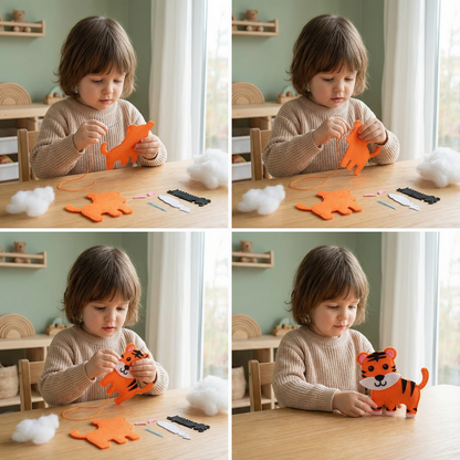 Creative Creative DIY Felt Animal Craft Kit For Kids