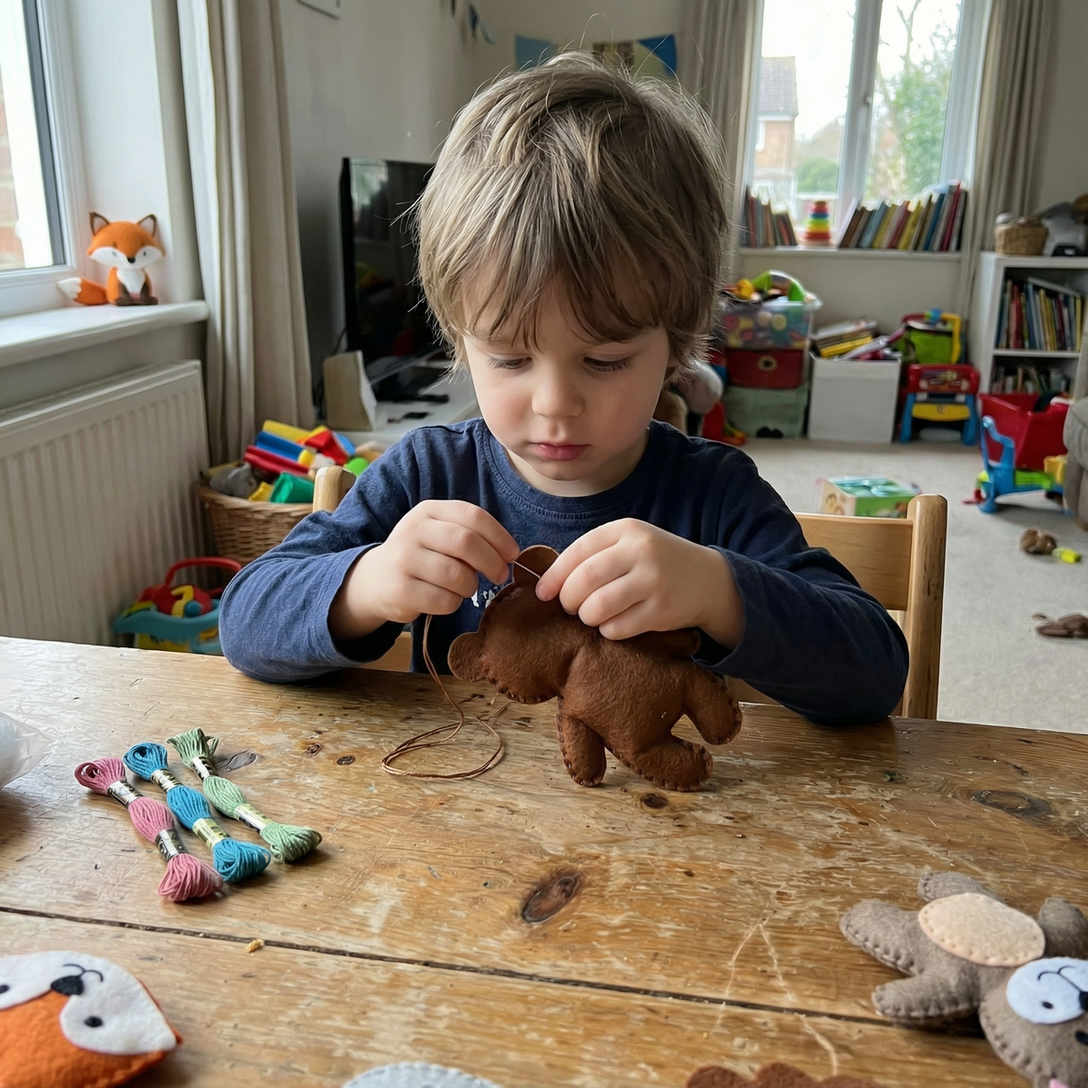 Creative Creative DIY Felt Animal Craft Kit For Kids