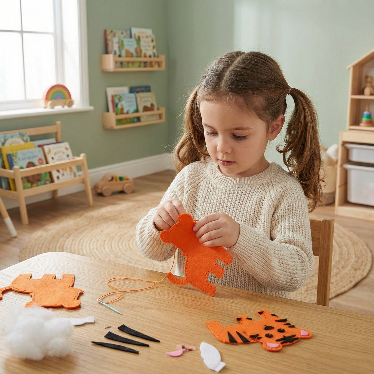 Creative Creative DIY Felt Animal Craft Kit For Kids