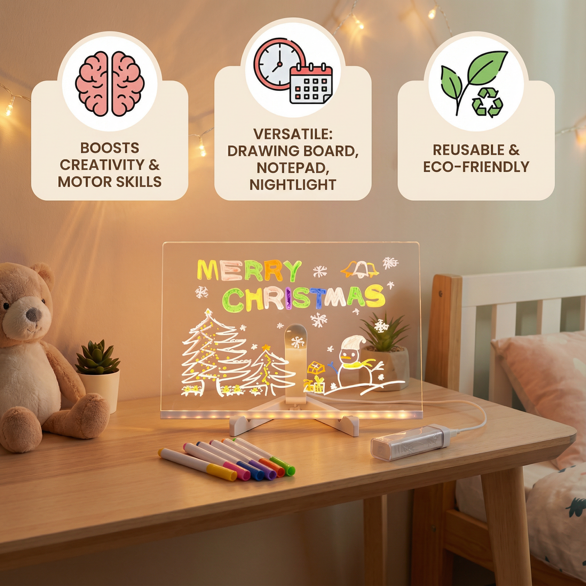Creative Kids LED Art & Drawing Board