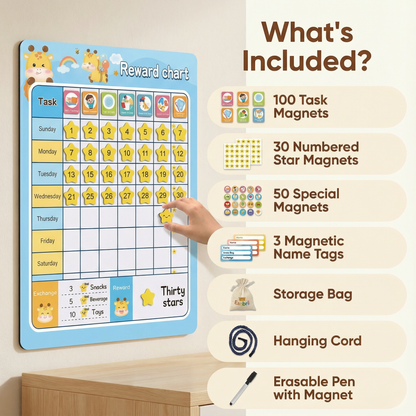 Motivation & Reward Chart For Kids for Kids
