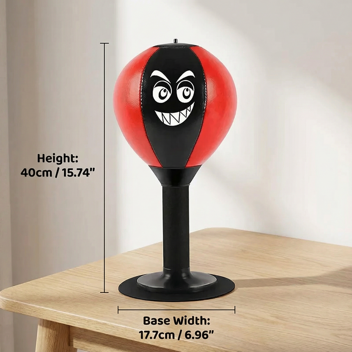 Interactive Punching Bag for Kids – Suction Cup Indoor Active Play Toy