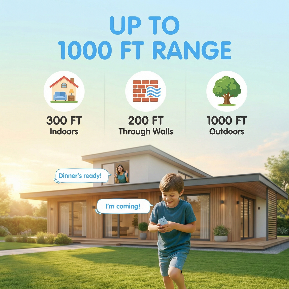 Kids Digital Walkie Talkies for Kids