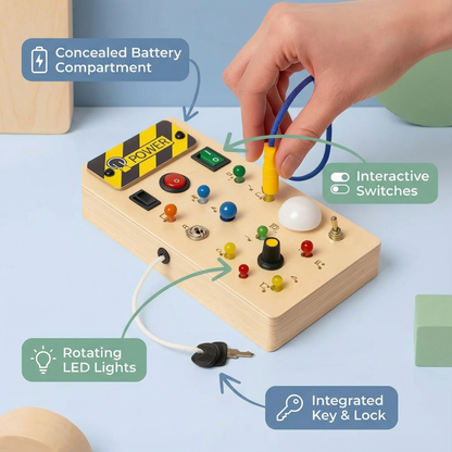 Montessori Switch Activity Board | Family Favourite