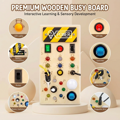 Montessori Switch Activity Board | Family Favourite