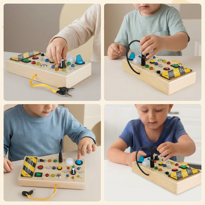 Montessori Switch Activity Board | Family Favourite