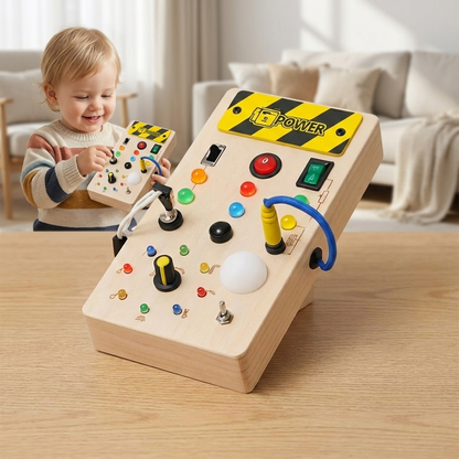 Montessori Switch Activity Board | Family Favourite