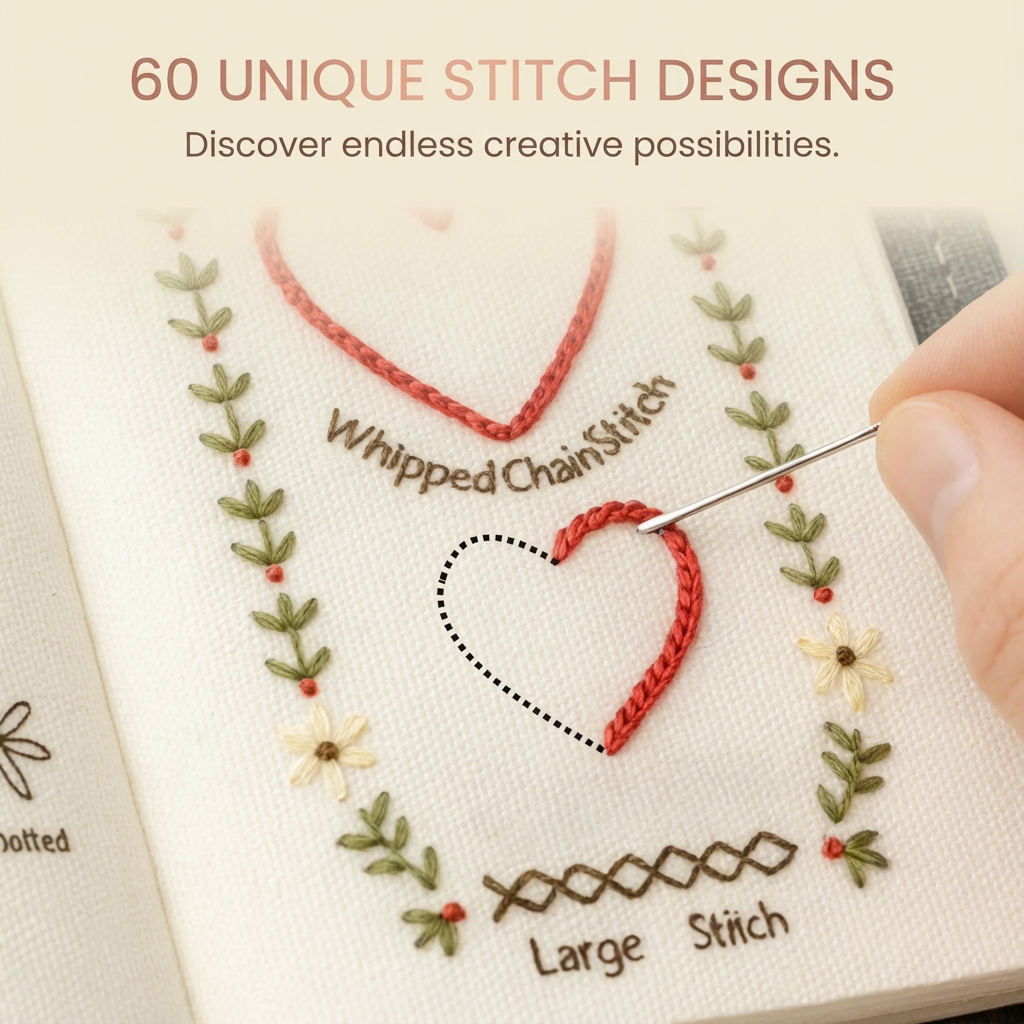 Embroidery Stitch Book – Mums and Kids