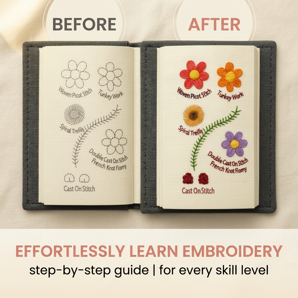 Embroidery Stitch Book – Mums and Kids