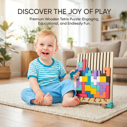 Interactive Wooden Stacking Puzzle for Kids