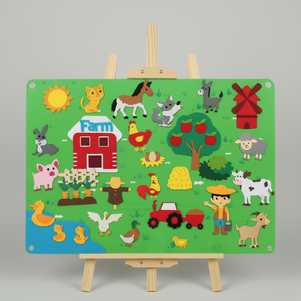 Soft Felt Activity Board – Children