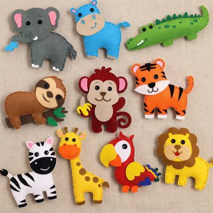 Creative Creative DIY Felt Animal Craft Kit For Kids