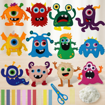 Creative Creative DIY Felt Animal Craft Kit For Kids