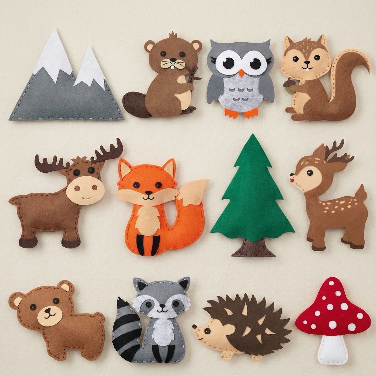 Creative Creative DIY Felt Animal Craft Kit For Kids