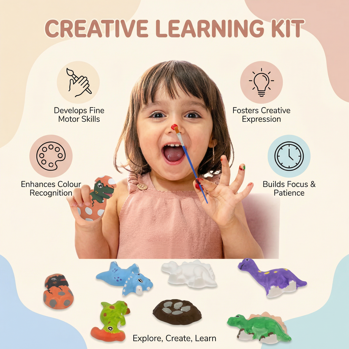 Creative Mold and Paint Creative Craft Kit for Kids