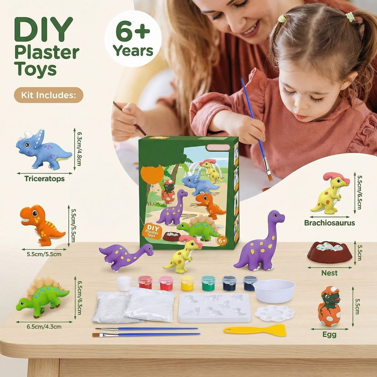 Creative Mold and Paint Creative Craft Kit for Kids