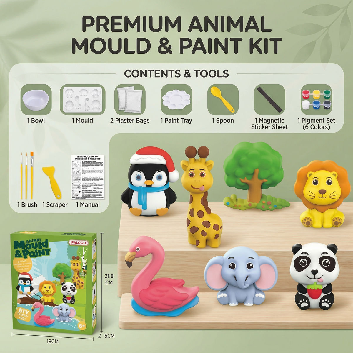 Creative Mold and Paint Creative Craft Kit for Kids