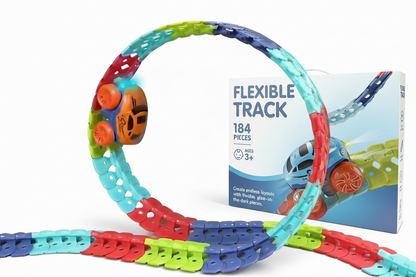 Light Up Flexible Racing Track Set | Family Favourite