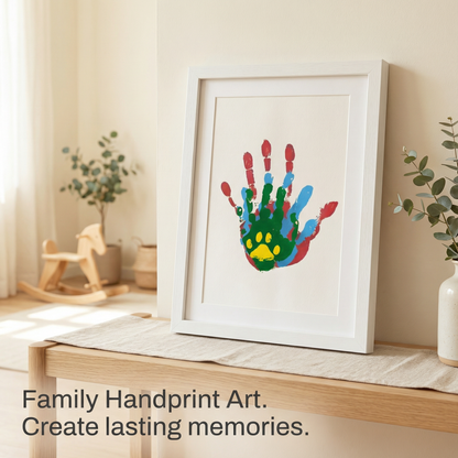 Creative DIY Family Handprint Frame Memory Kit