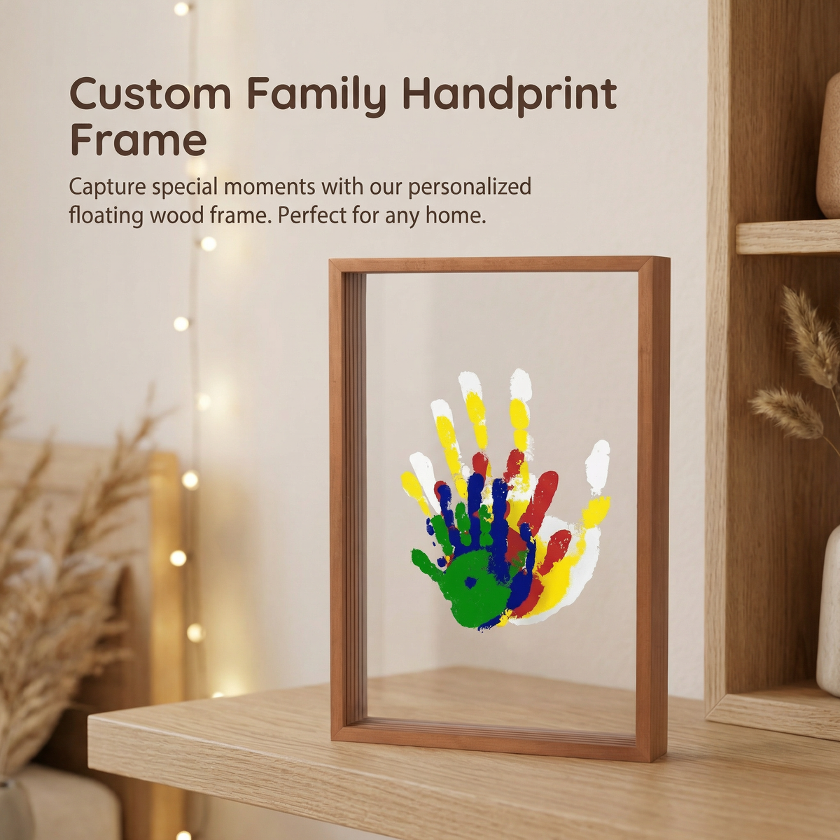 Creative DIY Family Handprint Frame Memory Kit