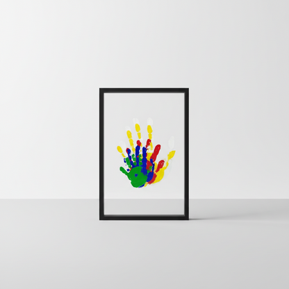 Creative DIY Family Handprint Frame Memory Kit