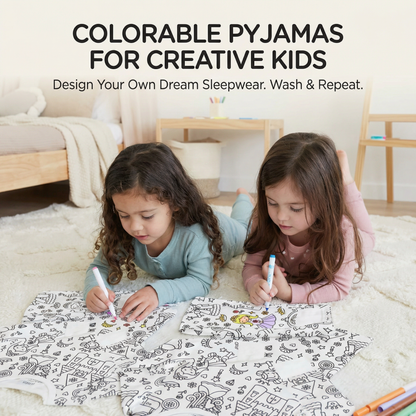 Colourable Pyjama Set – Kids