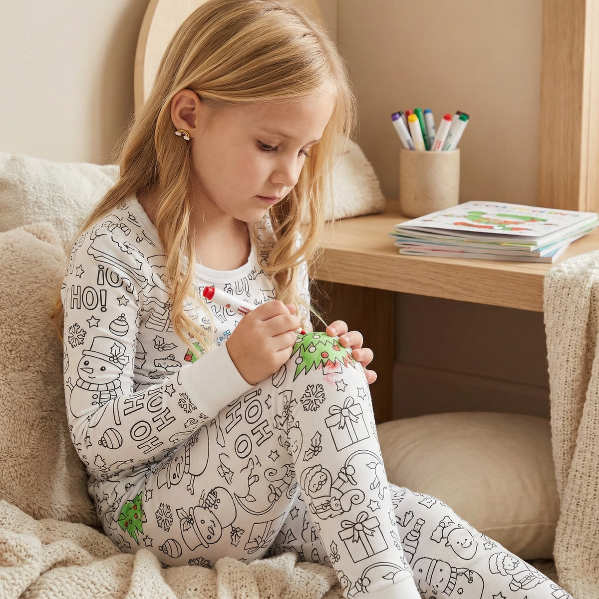 Colourable Pyjama Set – Kids