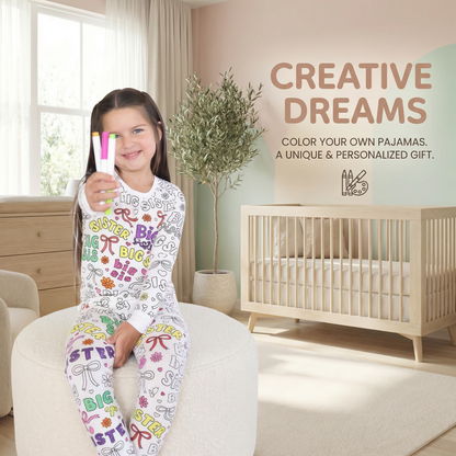 Colourable Pyjama Set – Kids