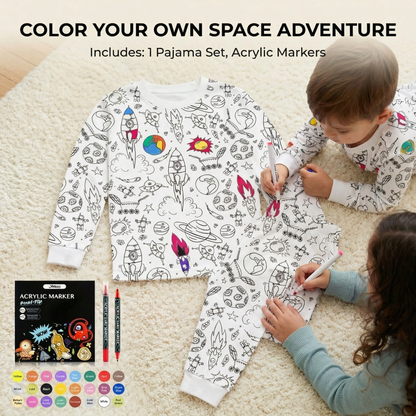 Colourable Pyjama Set – Kids